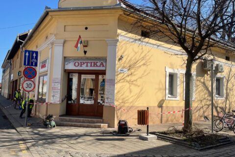 Utólagos vízszigetelés egy hódmezővásárhelyi optikánál