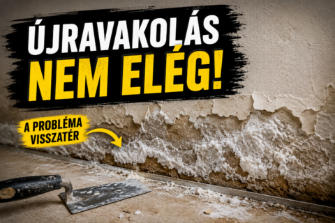 Salétromos fal kezelése – miért nem elég újravakolni?