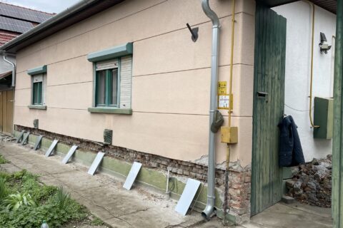 Hódmezővásárhelyi családi ház lemezes vízszigetelése