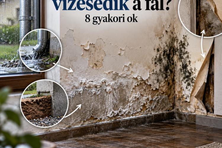 Honnan vizesedik a fal? 8 gyakori ok és hogyan lehet megkülönböztetni őket